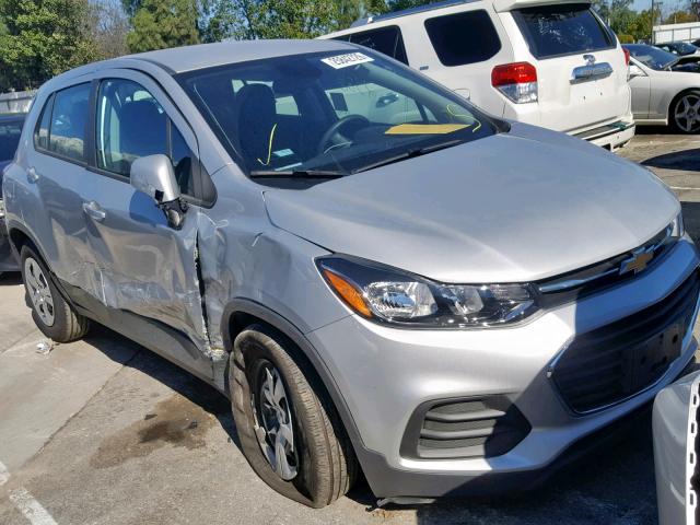 3GNCJKSB9JL241426 - 2018 CHEVROLET TRAX LS SILVER photo 1