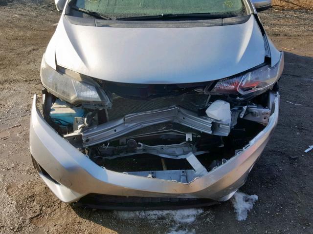 JHMGK5H56GS001284 - 2016 HONDA FIT LX SILVER photo 7