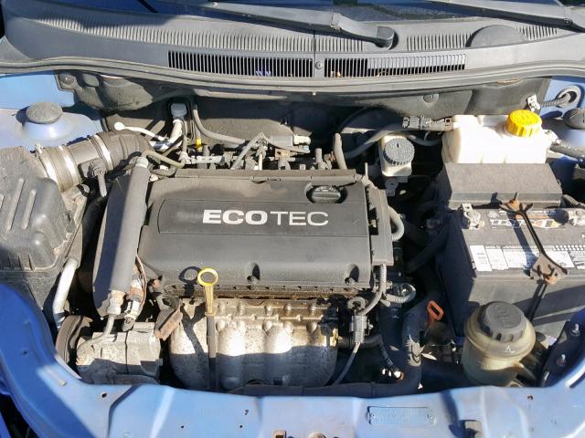 KL1TD66E19B388940 - 2009 CHEVROLET AVEO LS BLUE photo 7