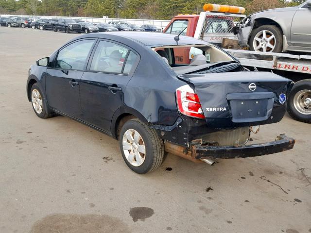 3N1AB61E38L670591 - 2008 NISSAN SENTRA 2.0 BLACK photo 3