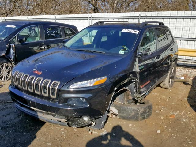 1C4PJMCB5GW310099 - 2016 JEEP CHEROKEE L BLACK photo 2