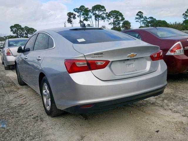 1G1ZB5ST6HF208276 - 2017 CHEVROLET MALIBU LS SILVER photo 3