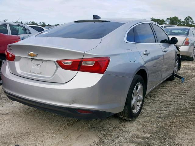 1G1ZB5ST6HF208276 - 2017 CHEVROLET MALIBU LS SILVER photo 4