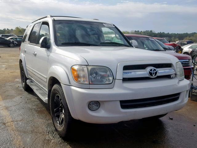 5TDZT38AX5S260293 - 2005 TOYOTA SEQUOIA LI WHITE photo 1