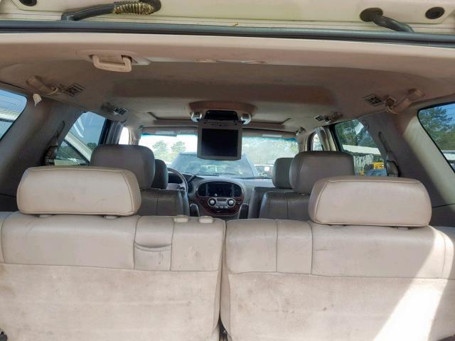 5TDZT38AX5S260293 - 2005 TOYOTA SEQUOIA LI WHITE photo 9