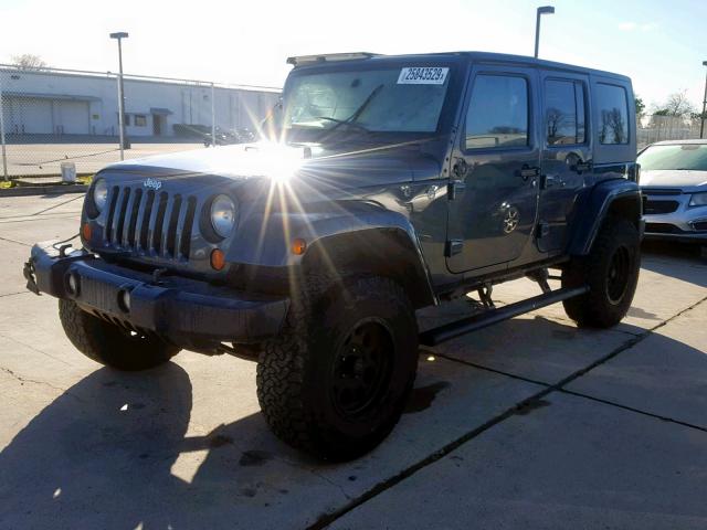 1J4GA59157L156719 - 2007 JEEP WRANGLER S BLUE photo 2