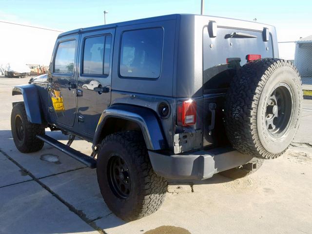 1J4GA59157L156719 - 2007 JEEP WRANGLER S BLUE photo 3