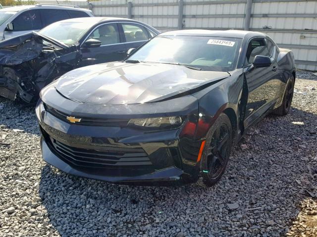 1G1FA1RX0J0136278 - 2018 CHEVROLET CAMARO LS BLACK photo 2