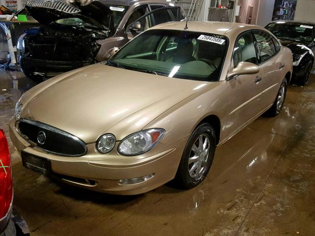 2G4WD532751243367 - 2005 BUICK LACROSSE C TAN photo 2