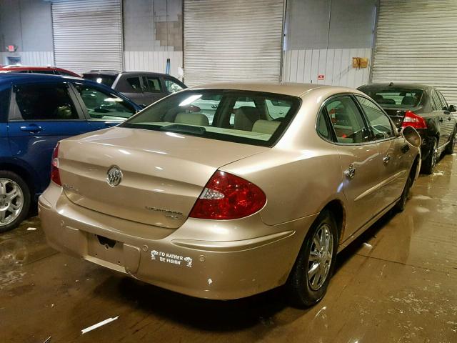 2G4WD532751243367 - 2005 BUICK LACROSSE C TAN photo 4