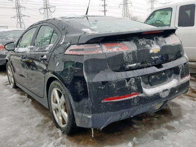 1G1RA6E45CU111992 - 2012 CHEVROLET VOLT BLACK photo 3