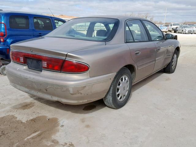 2G4WS52JX11104326 - 2001 BUICK CENTURY CU BEIGE photo 4