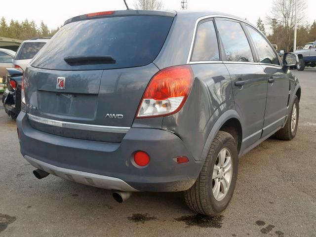 3GSDL43N89S587100 - 2009 SATURN VUE XE GRAY photo 4