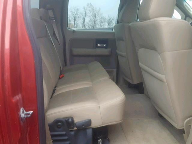 1FTPW14V78FA43073 - 2008 FORD F150 SUPER MAROON photo 6