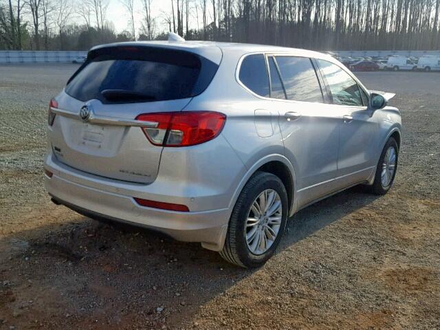 LRBFXASA4HD063316 - 2017 BUICK ENVISION P SILVER photo 4