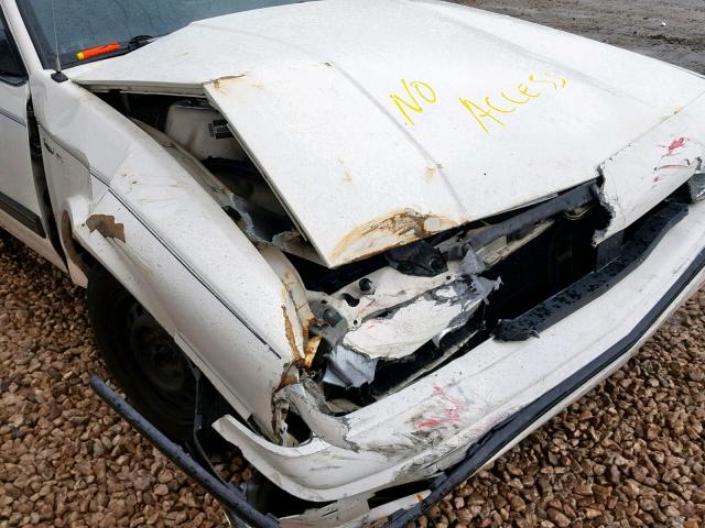 1G3AL54N6M6301857 - 1991 OLDSMOBILE CUTLASS CI WHITE photo 9