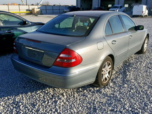 WDBUF56JX6A774190 - 2006 MERCEDES-BENZ E 350 GRAY photo 4