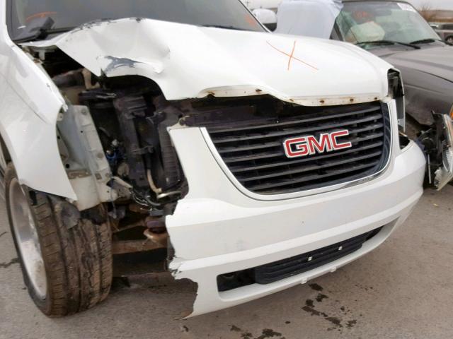 1GKFK13077J127004 - 2007 GMC YUKON WHITE photo 9