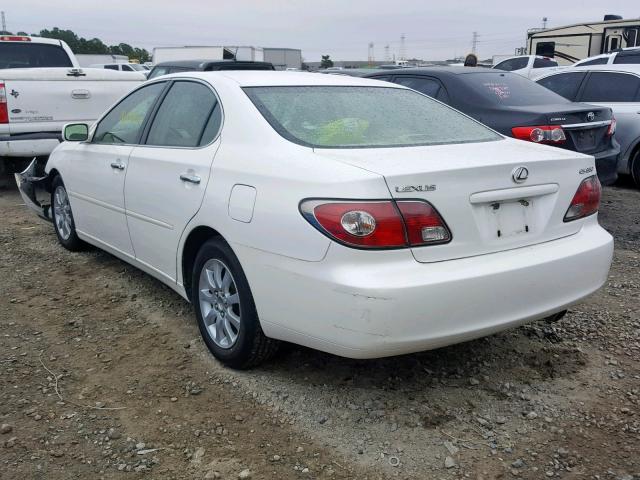 JTHBA30G945008898 - 2004 LEXUS ES 330 WHITE photo 3