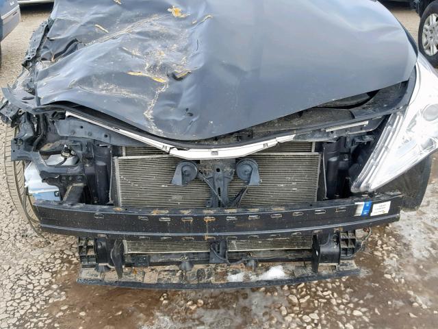 KMHFG4JG2DA220616 - 2013 HYUNDAI AZERA BLACK photo 9