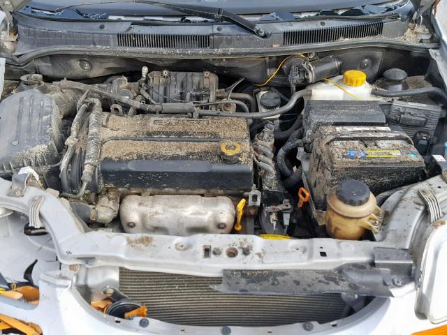 KL1TD66677B792444 - 2007 CHEVROLET AVEO BASE Күміс фото 7