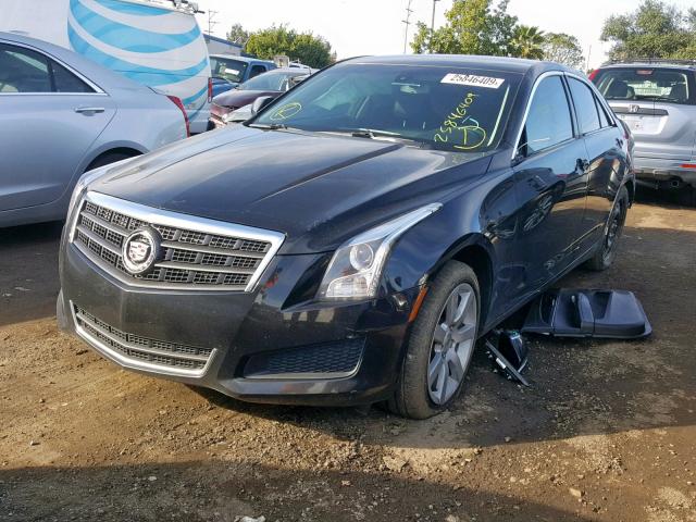 1G6AA5RA3D0159436 - 2013 CADILLAC ATS BLACK photo 2