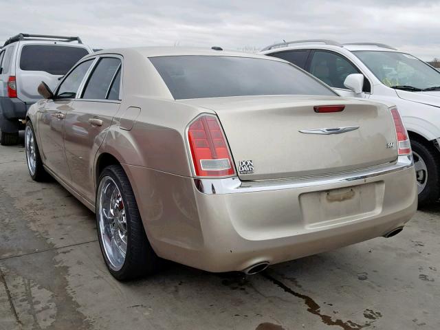 2C3CCAAGXCH313583 - 2012 CHRYSLER 300 GOLD photo 3