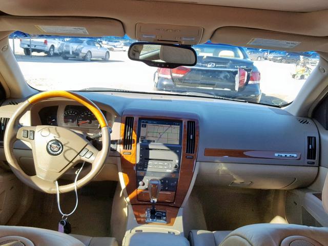 1G6DC67A960104573 - 2006 CADILLAC STS BEIGE photo 9