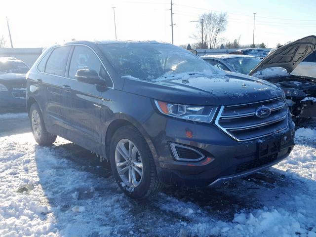 2FMPK4J80JBC06693 - 2018 FORD EDGE SEL CHARCOAL photo 1