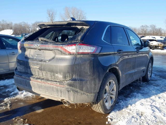 2FMPK4J80JBC06693 - 2018 FORD EDGE SEL CHARCOAL photo 4