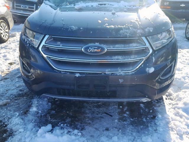 2FMPK4J80JBC06693 - 2018 FORD EDGE SEL CHARCOAL photo 7