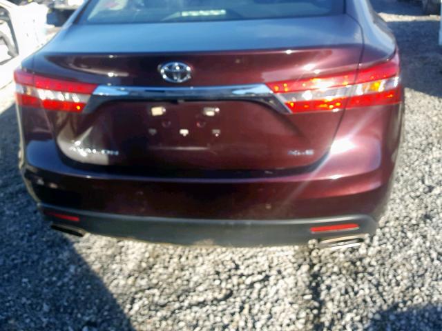 4T1BK1EB0FU170939 - 2015 TOYOTA AVALON XLE BURGUNDY photo 9
