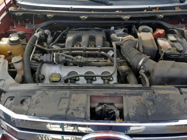 2FMDK51C59BA42656 - 2009 FORD FLEX SE RED photo 7