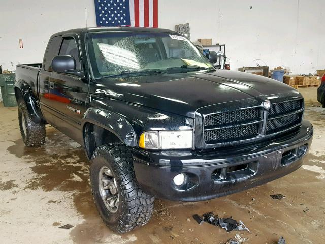 1B7KF23WXXJ644211 - 1999 DODGE RAM 2500 BLACK photo 1