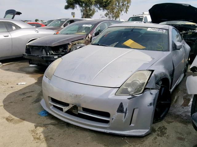 JN1AZ34D76M308764 - 2006 NISSAN 350Z COUPE SILVER photo 2