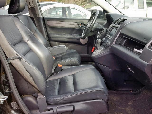 JHLRE48717C037815 - 2007 HONDA CR-V EXL BLACK photo 5