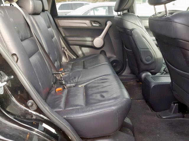 JHLRE48717C037815 - 2007 HONDA CR-V EXL BLACK photo 6