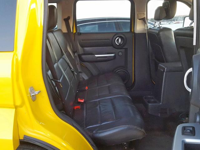 1D4PT7GX2BW508183 - 2011 DODGE NITRO SHOC YELLOW photo 6