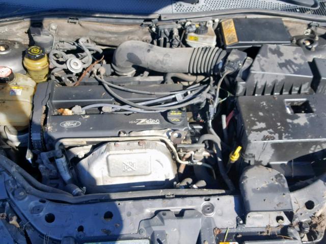 3FAFP31343R175054 - 2003 FORD FOCUS ZX3 GRAY photo 7