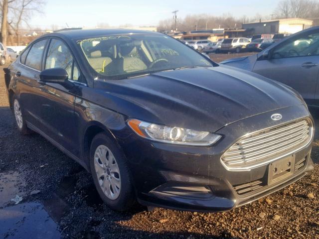 1FA6P0G77E5356793 - 2014 FORD FUSION S BLACK photo 1