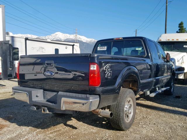 1FTWW31PX7EB14302 - 2007 FORD F350 SRW S BLACK photo 4