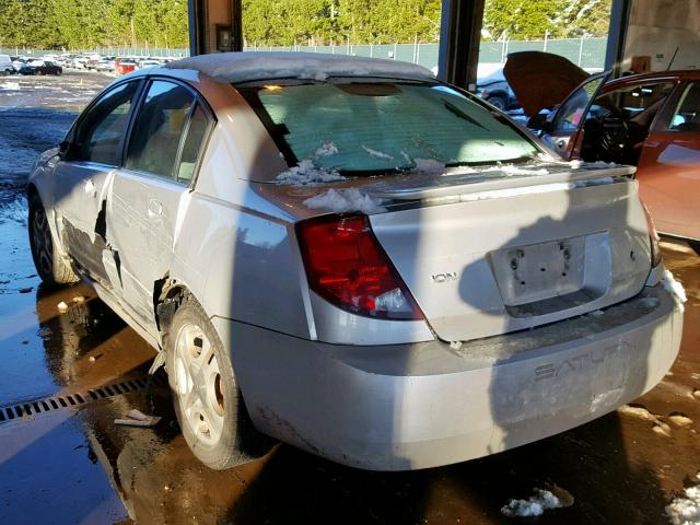 1G8AK52F24Z134453 - 2004 SATURN ION LEVEL SILVER photo 3