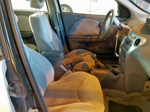 1G8AK52F24Z134453 - 2004 SATURN ION LEVEL SILVER photo 5