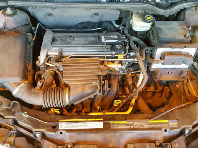 1G8AK52F24Z134453 - 2004 SATURN ION LEVEL SILVER photo 7