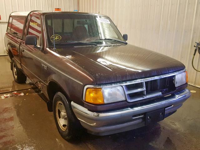 1FTCR10A7RUD59966 - 1994 FORD RANGER MAROON photo 1