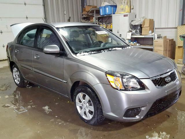 KNADH4A33B6910930 - 2011 KIA RIO BASE GRAY photo 1