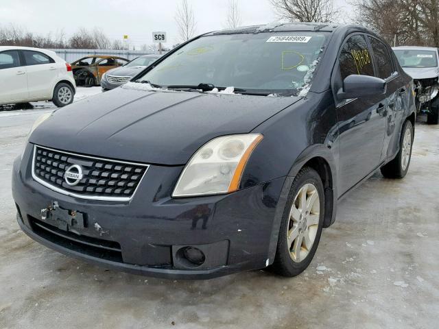 3N1AB61E67L647689 - 2007 NISSAN SENTRA 2.0 BLACK photo 2