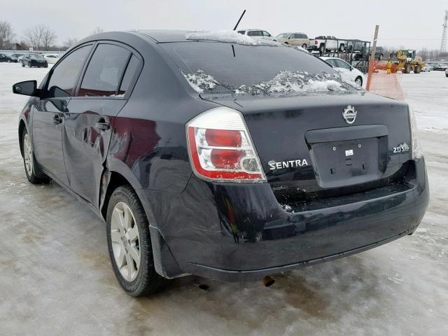 3N1AB61E67L647689 - 2007 NISSAN SENTRA 2.0 BLACK photo 3