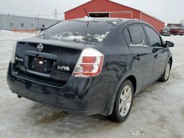 3N1AB61E67L647689 - 2007 NISSAN SENTRA 2.0 BLACK photo 4