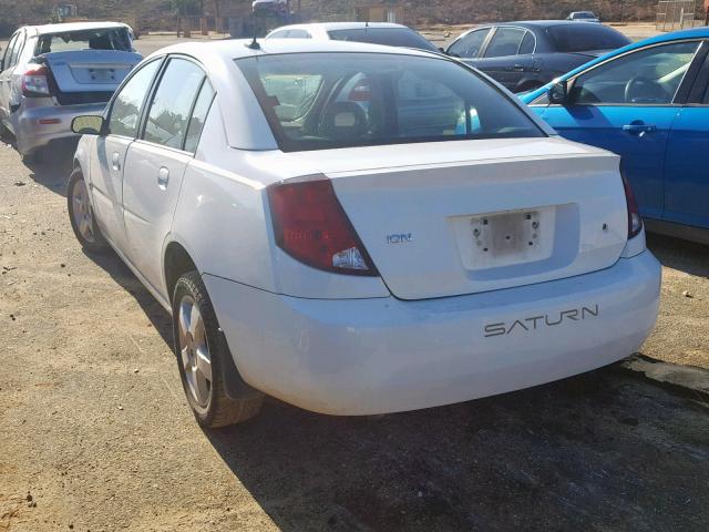 1G8AJ55F87Z107244 - 2007 SATURN ION LEVEL WHITE photo 3